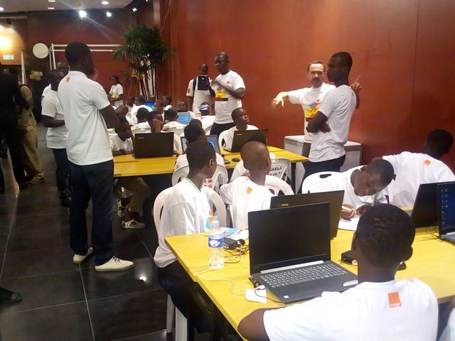 Des jeunes formés avant le top départ d'Africa Web Festival 2019